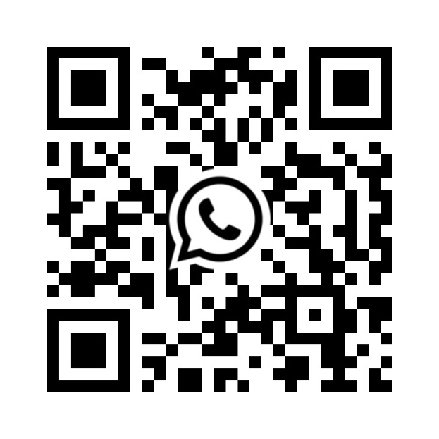 WhatsApp QR code — scan with your phone to message SOFTEX